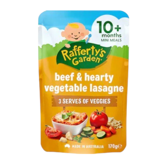 Rafferty's Garden Baby Food Pouch Beef & Veg Italian Lasagne 10+ Months 170g