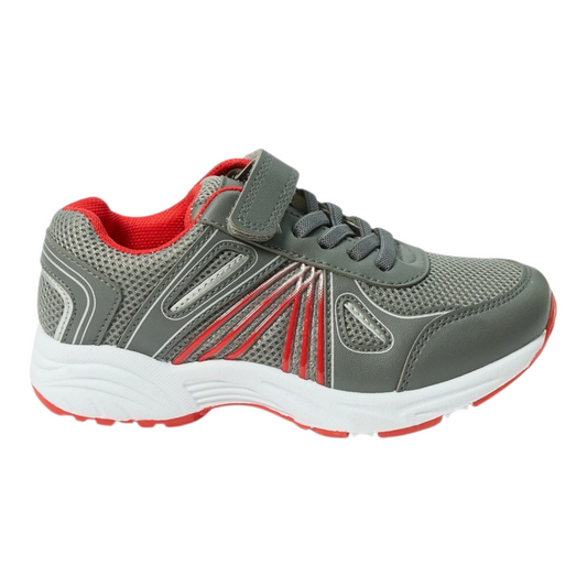 Circuit Kids Shoes - Grey & Red