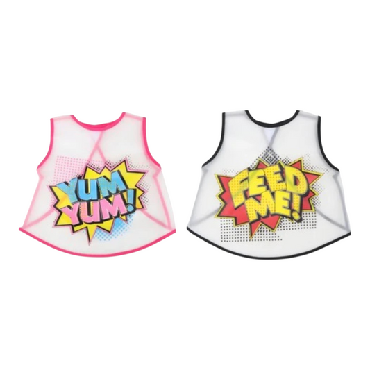 Wipe Clean Baby Bib 40cm x 34cm -assorted