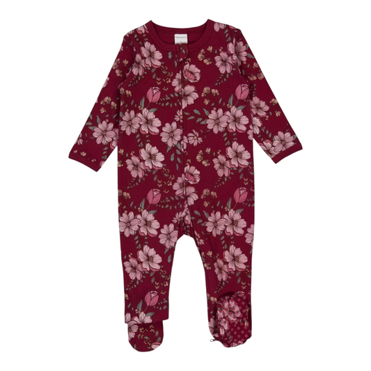 Baby Cotton 2-Way Zip Romper