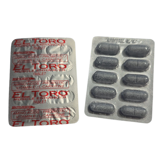 EL TORO MUSCLE ENHANCER TABLET BATTLECOCK Amino acids/ Probiotics/ Vitamin E/ L-Carnitine