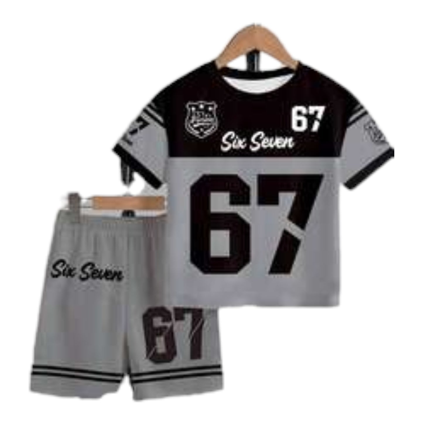 Spring And Summer 2-Piece Outfit For Baby Boys, Casual Stylish Graphic Tee With Shorts, Comfortable Daily Wear
