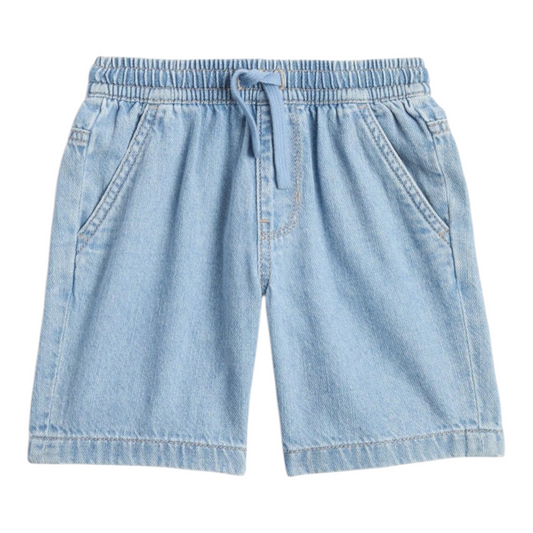Denim Pull On Volley Shorts