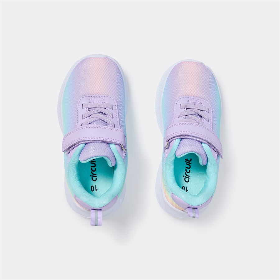 Circuit Kids Tab Shoes - Ombre Purple
