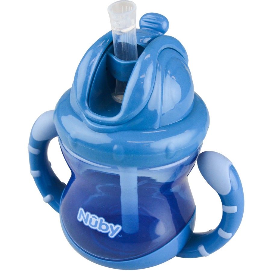 Nuby Flip-it Straw Bottle with Handle