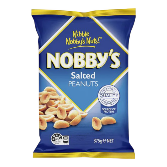 Nobby's Pre-Peeled Peanuts Party Bag Salted 375g