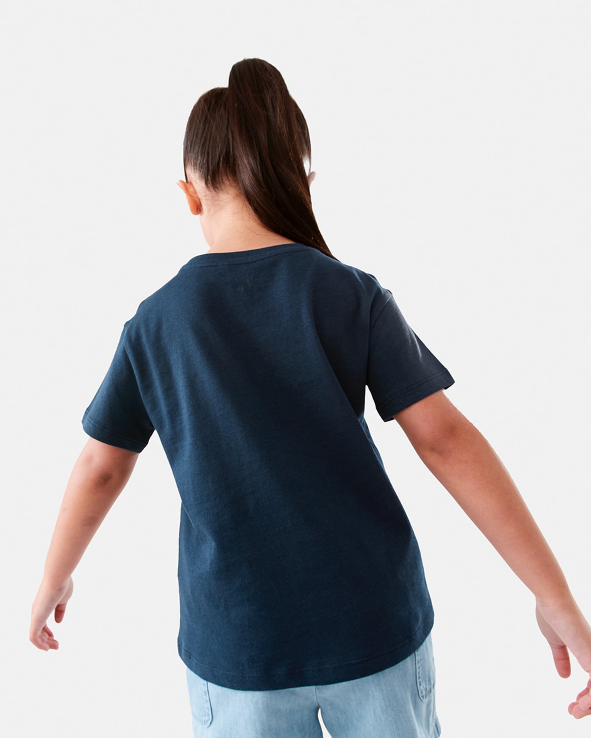 Short Sleeve Placement Print T-shirt -(size 1-2Y)