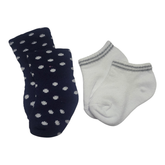 2 pair boys socks
