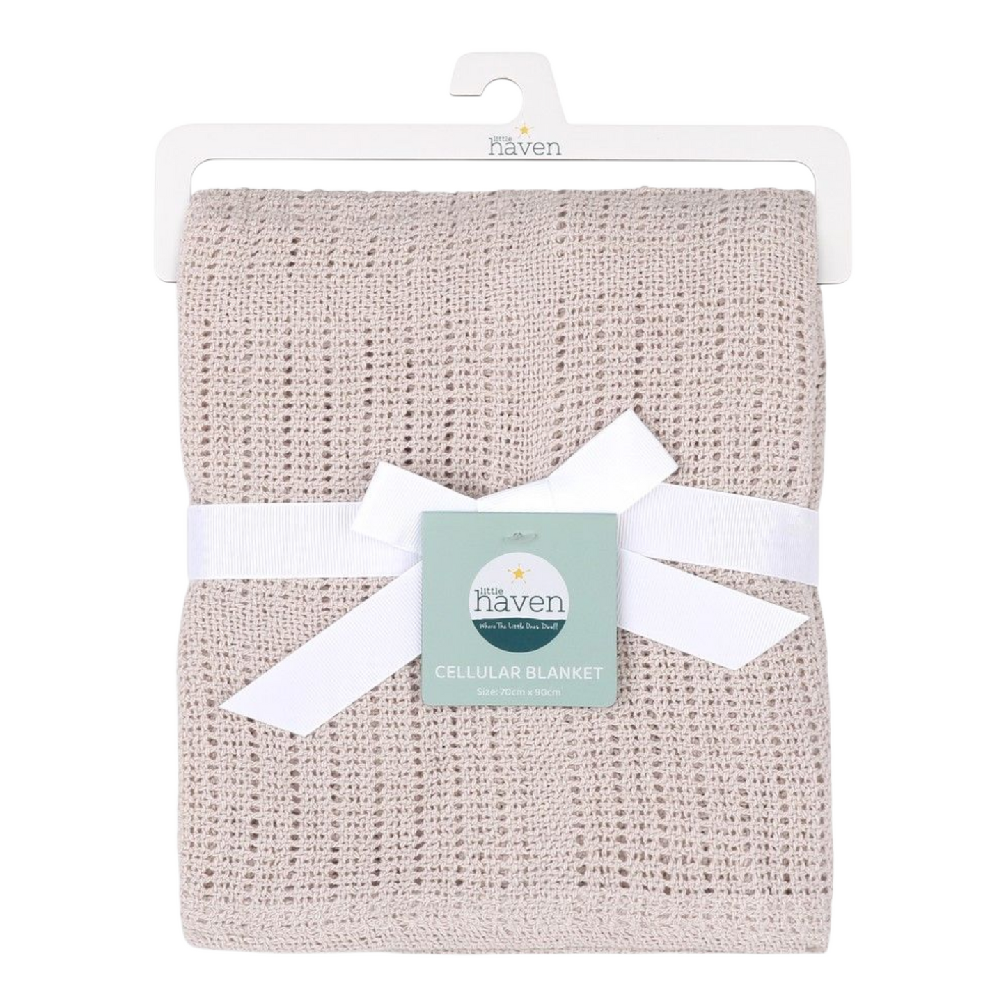 Little Haven Cotton Cellular Blanket - Natural