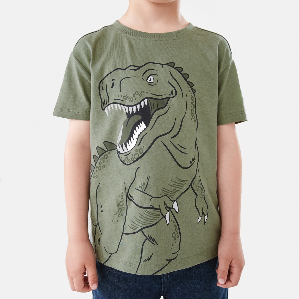 Chest Print T-shirt -(size 2-3Y)