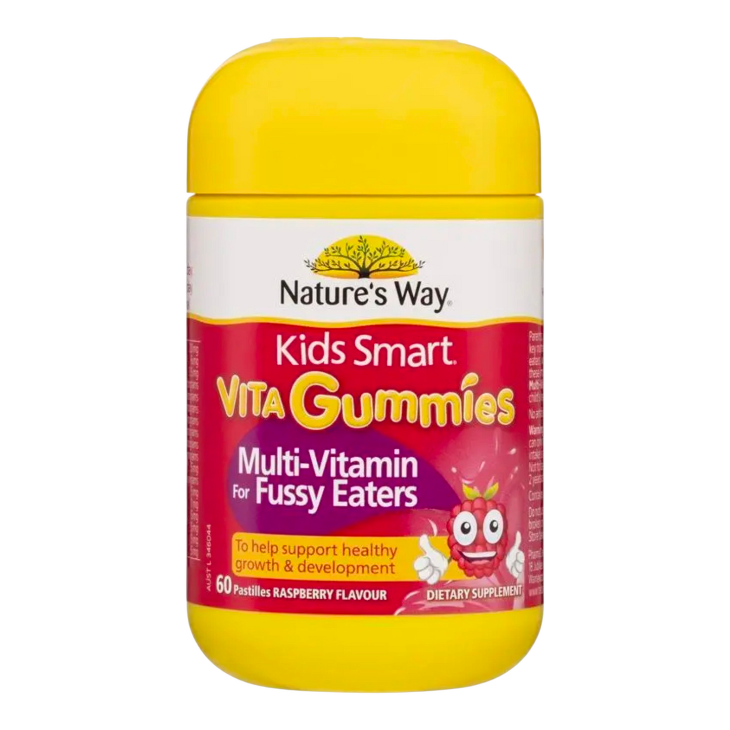 Nature's Way Kids Smart Vita Gummies Fussy Eaters 60 Pastilles