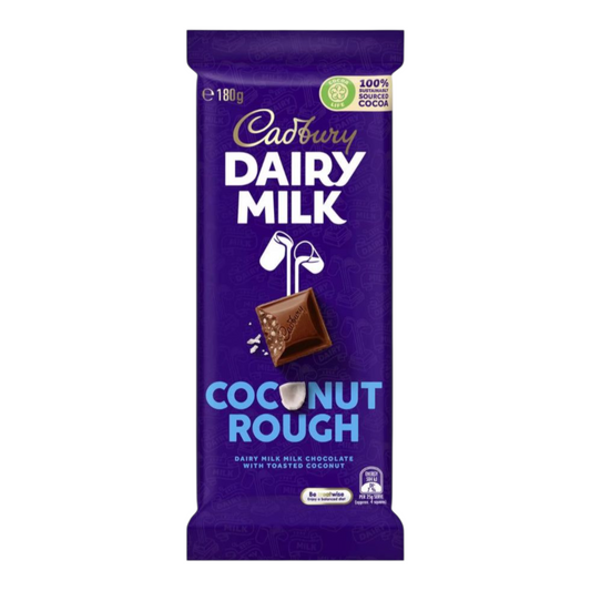 Cadbury Coconut Rough Chocolate Block 180g