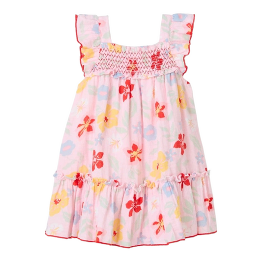 Baby Shirred Frill Layer Dress