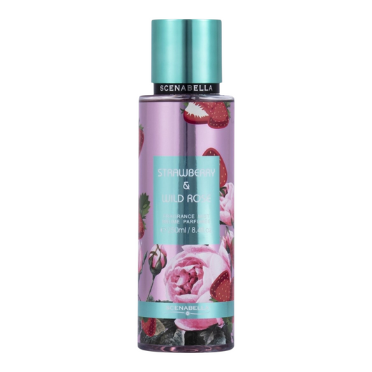 Body Mist/Splash Scenabella Strawberry & Wild Rose 250ml