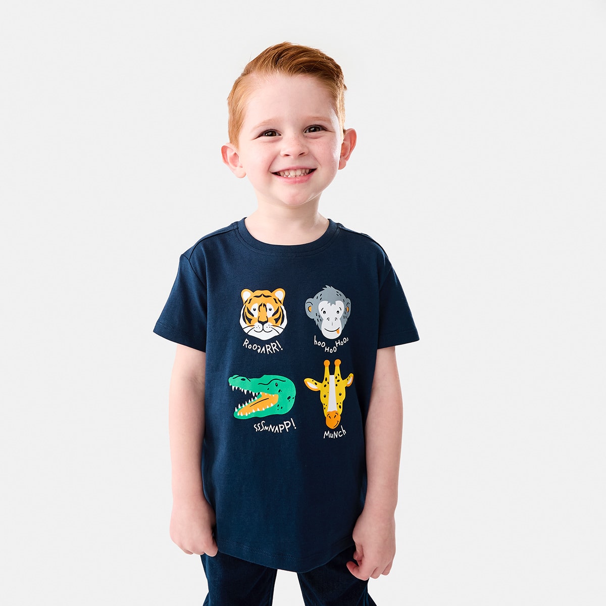 Chest Print T-shirt -(size 1-2Y)