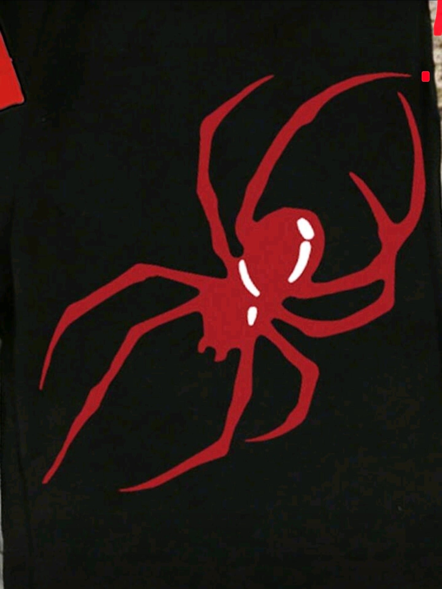1 Set Baby Boys' Casual Fashionable Creative Personalized Refreshing Minimalist Heart & Spider Web Print Short Sleeve T-Shirt And Shorts Set