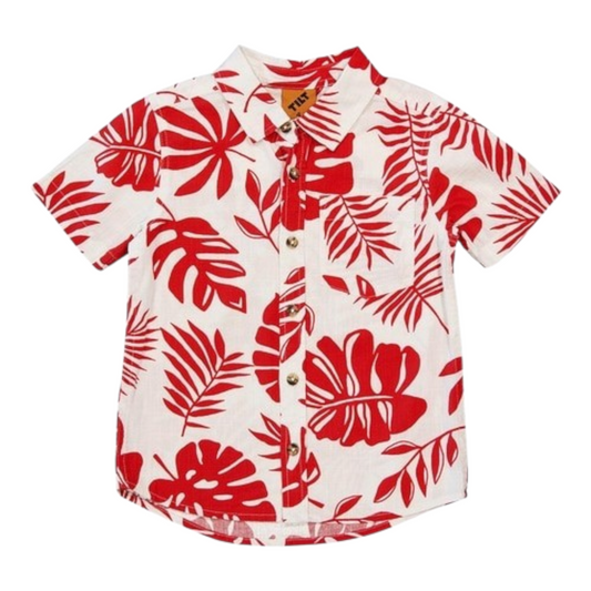Toddler Boys Palm-Mas Shirt