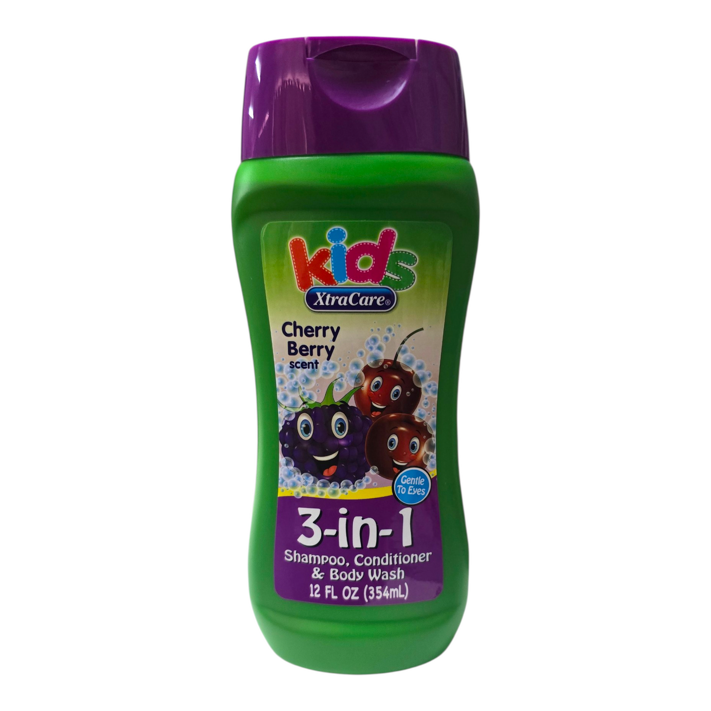 Kids Xtracare 3-in-1 Shampoo, Conditioner & Body Wash 354ml Cherry Berry