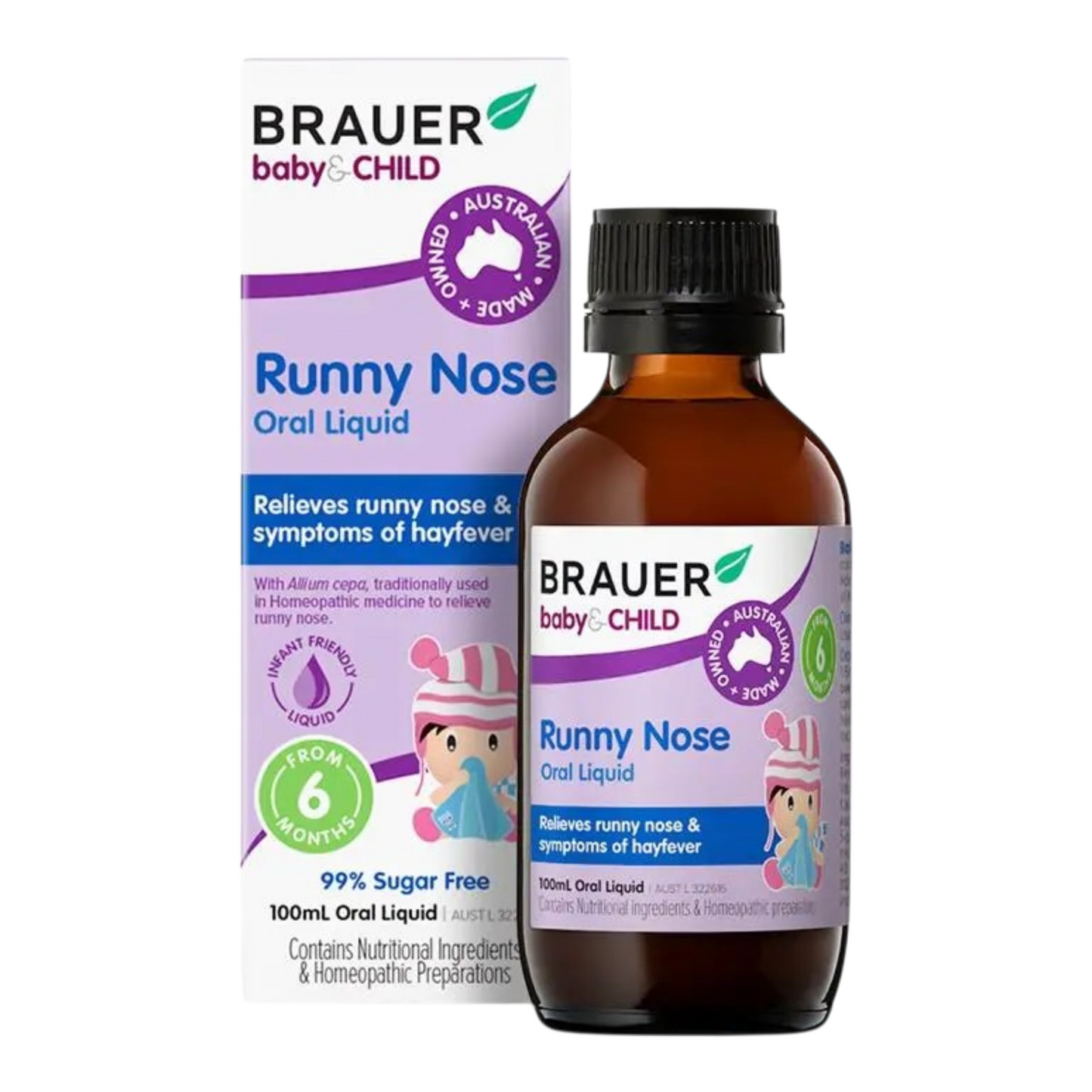 Brauer Children's Runny Nose Relief 100ml