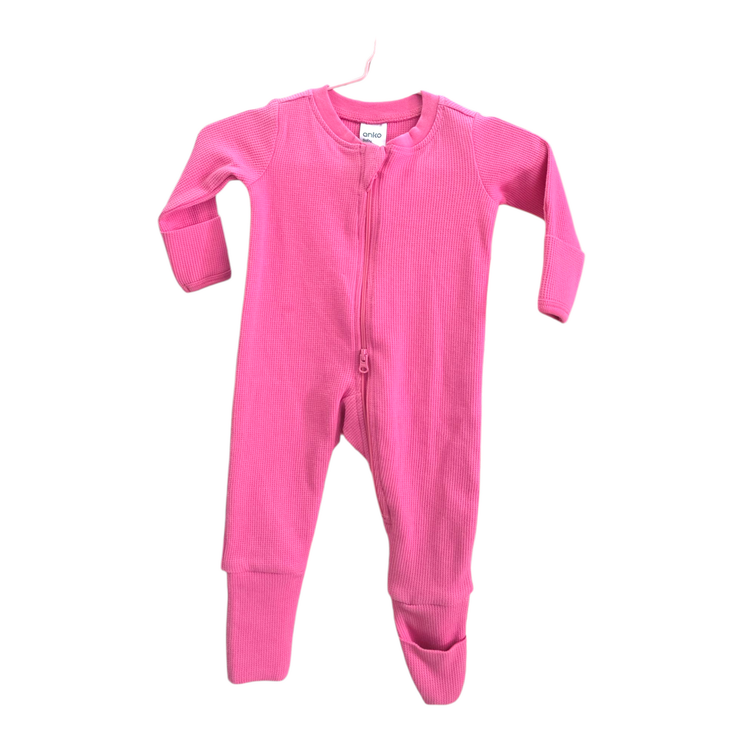 Hot Pink Coverall -(size NB)