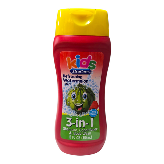 Kids Xtracare 3-in-1 Shampoo, Conditioner & Body Wash 354ml Watermelon