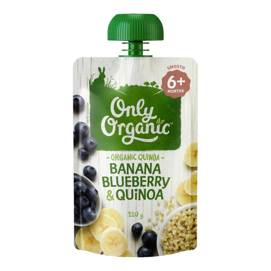 Only Organic 6 Months+ Banana Blueberry & Quinoa 120g