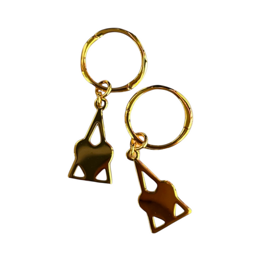Heart-shaped Gold Earrings