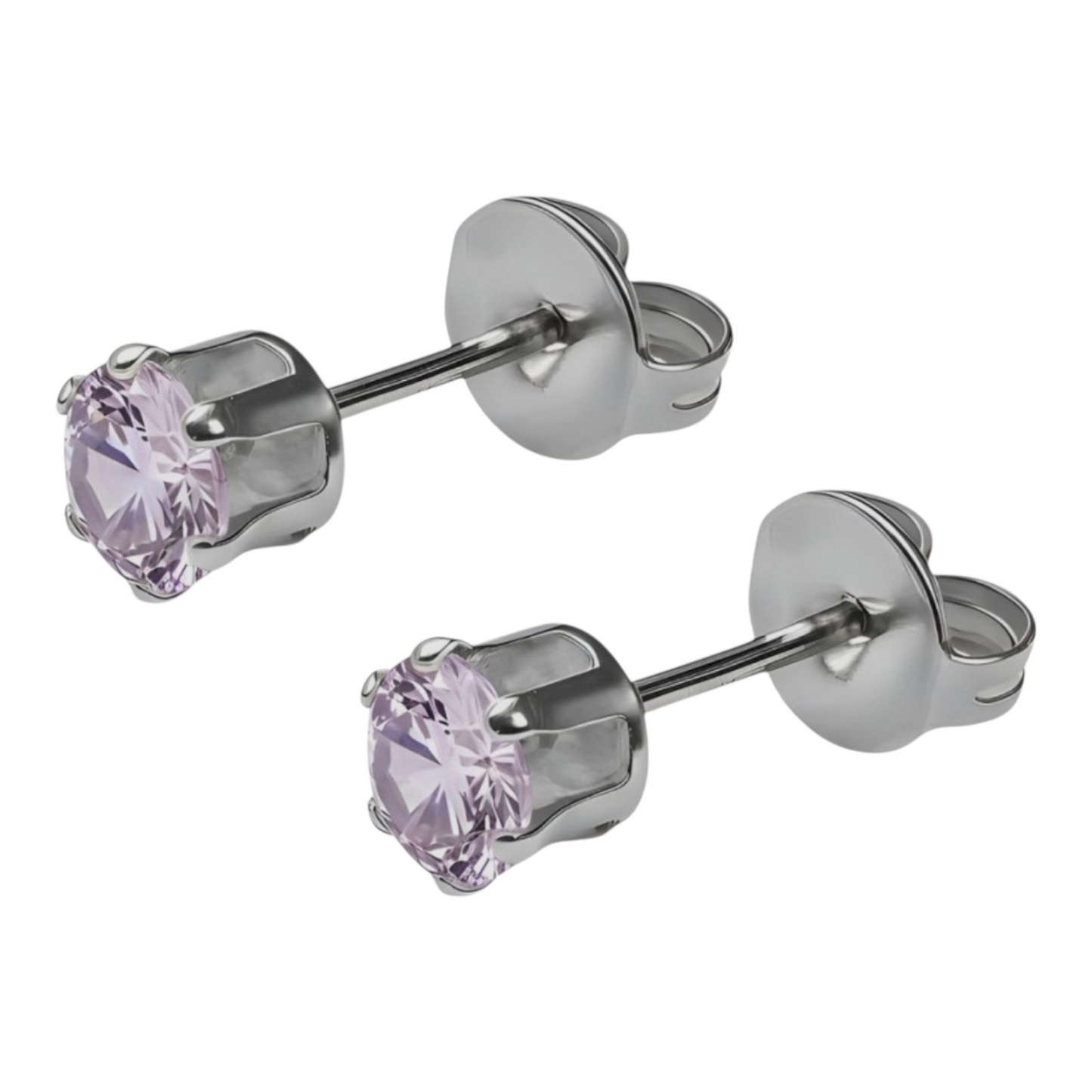 amethyst stud earrings