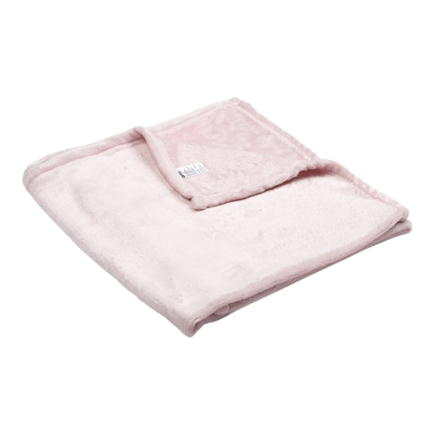 Coral Fleece Throw - Blush Pink