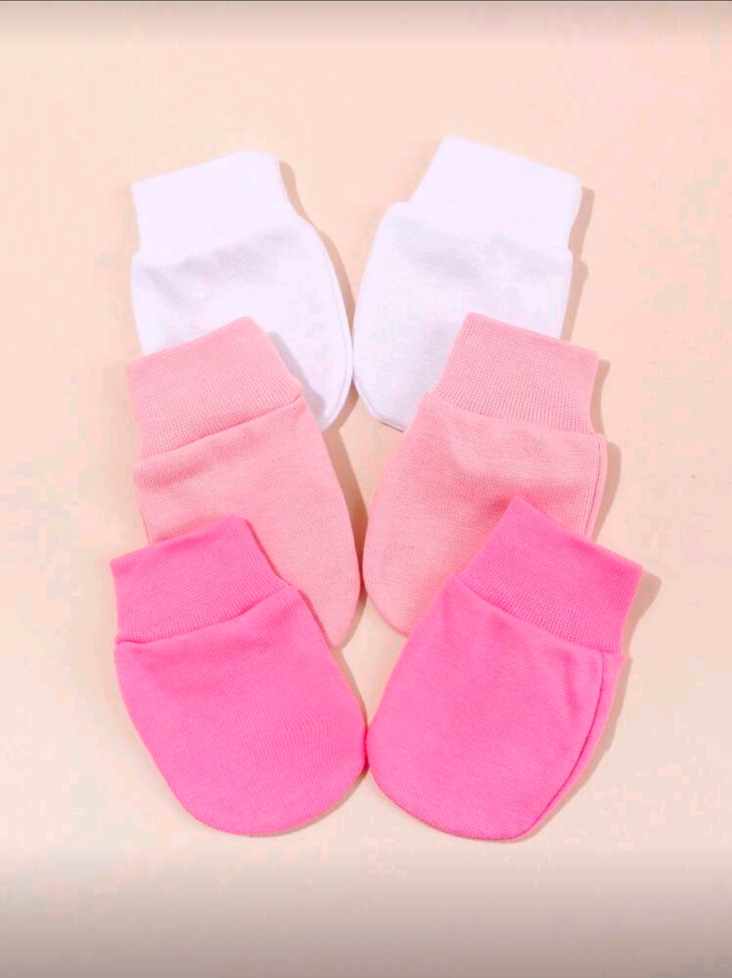 3 Pairs Newborn Anti-Scratch Mittens