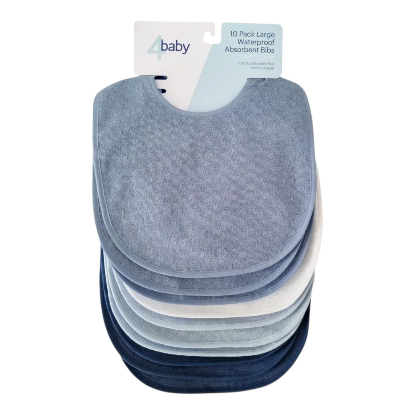 Bib Waterproof Absorbent Boy - 10 Packs