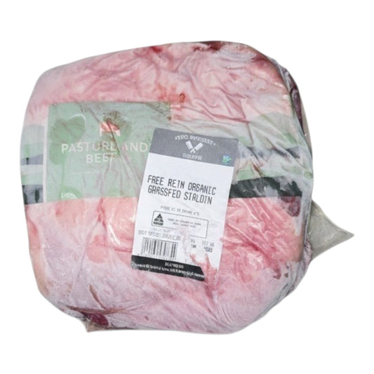 Free rein organic grassfed sirloin
