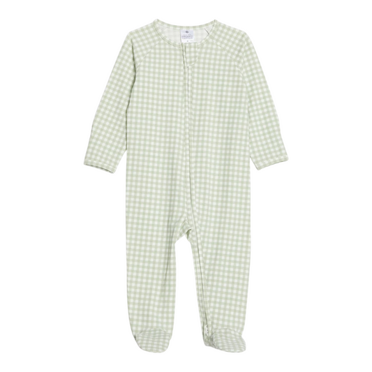 Baby Organic Cotton Print Zip Coverall