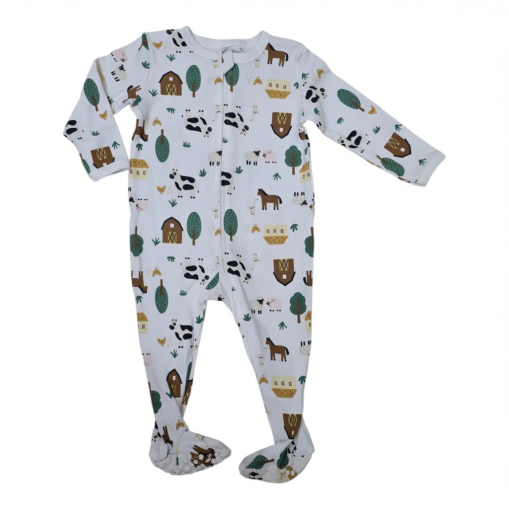 White farm romper