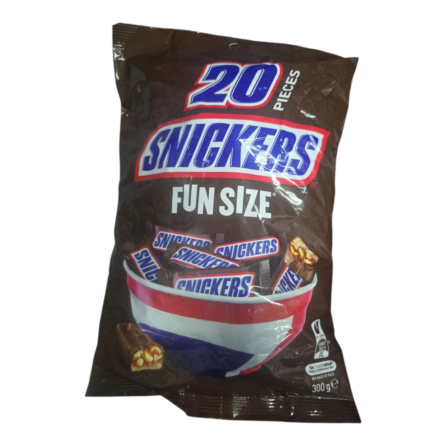 20 Snickers Fun Size 300g