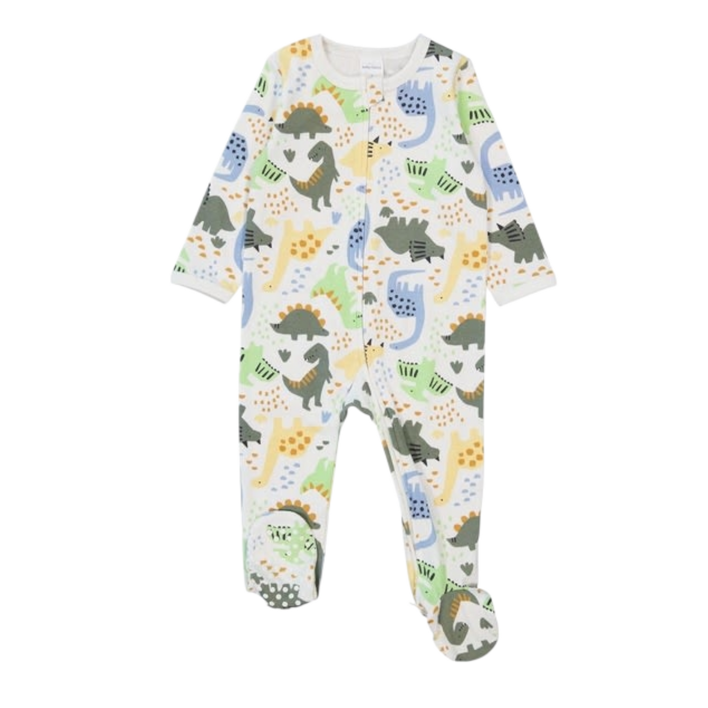 Baby Cotton 2-Way Zip Romper