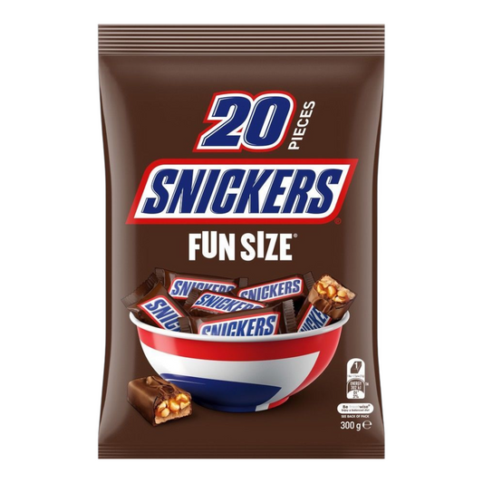 20 Snickers Fun Size 300g