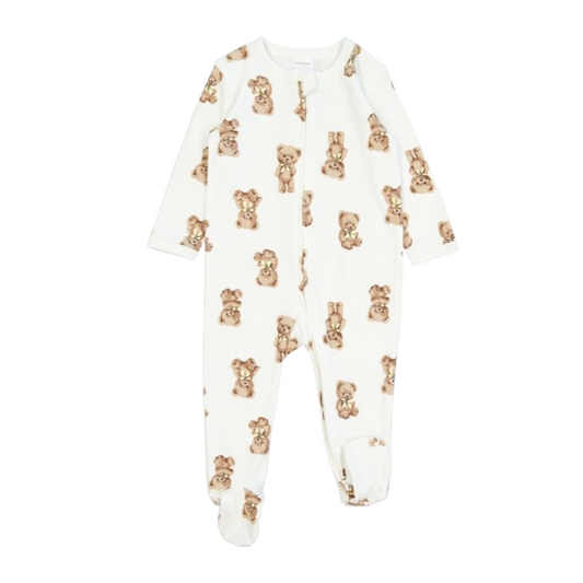 Baby Cotton 2-Way Zip Romper