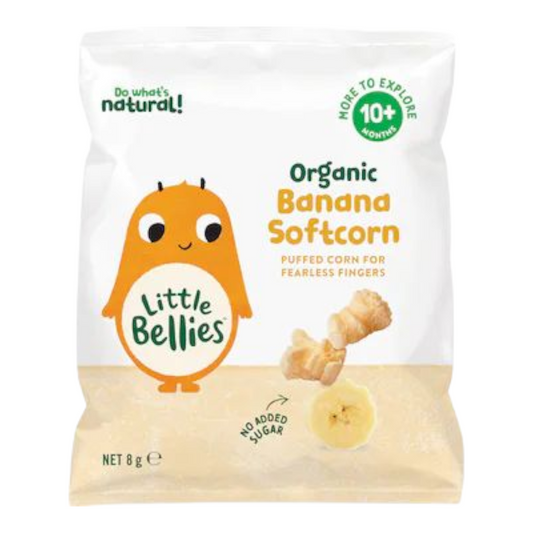 Little Bellies Organic Banana Softcorn 8g