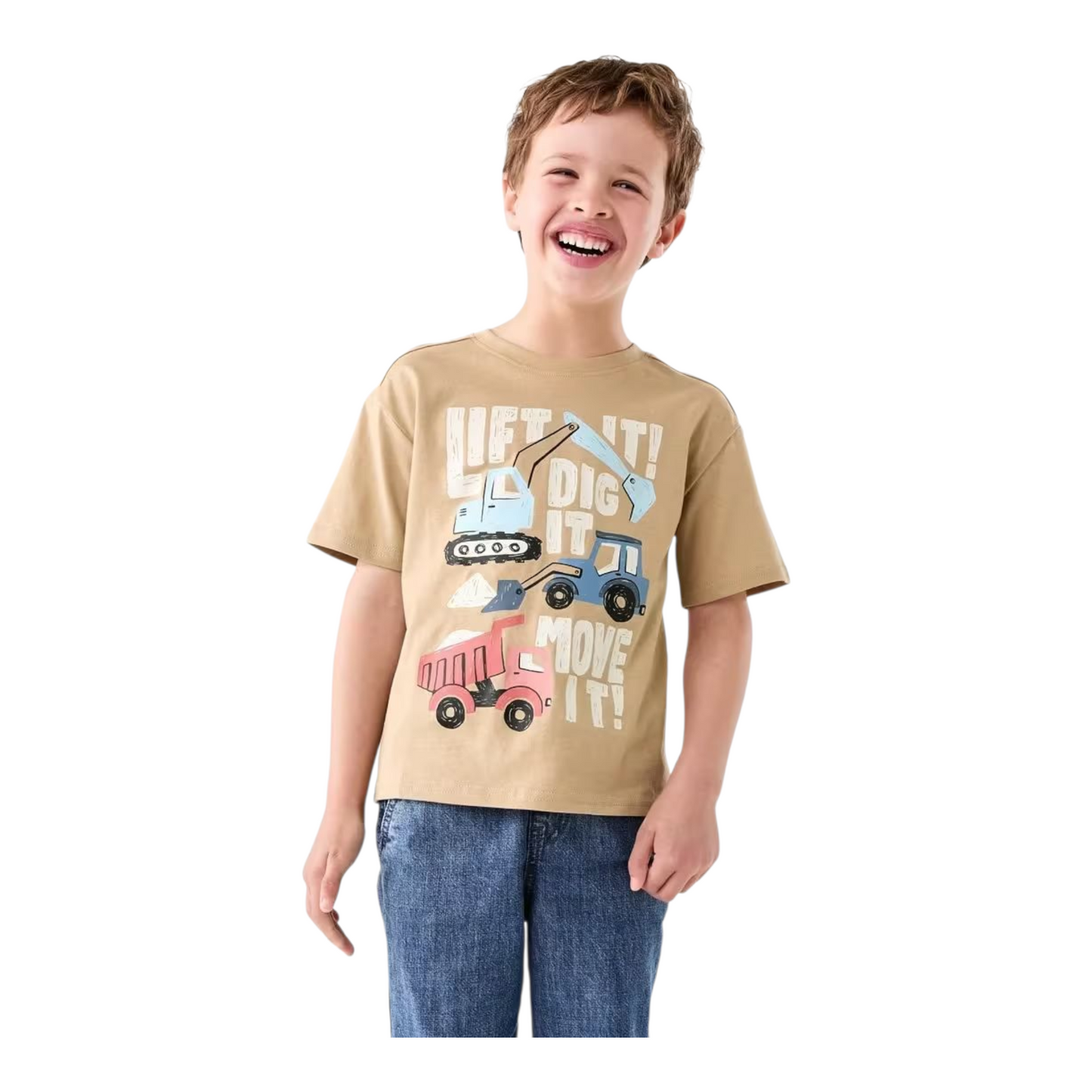 Chest Print T-shirt -(size 2-3Y)