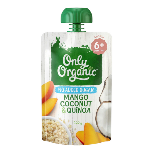 Only Organic Mango Coconut & Quinoa 120g