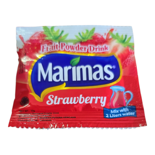 Fruit Powder Drink Marimas Strawberry 10g