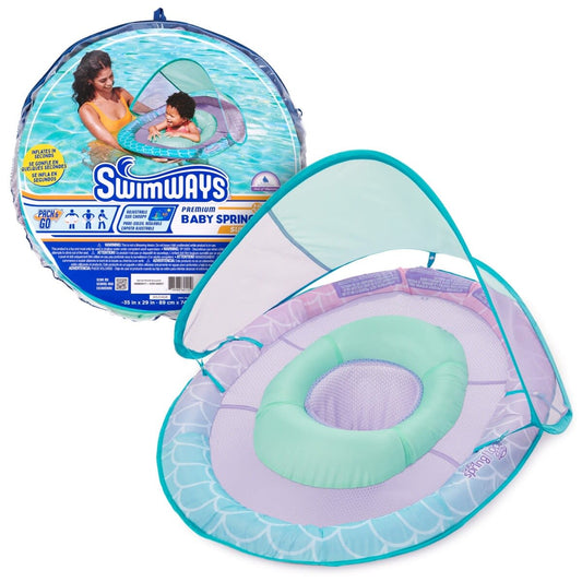 Swimways Baby Premium Spring Float Sun Canopy - Assorted