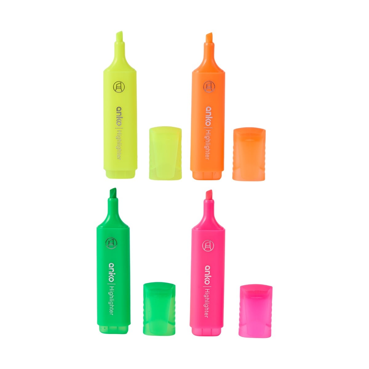 4 Pack Highlighters