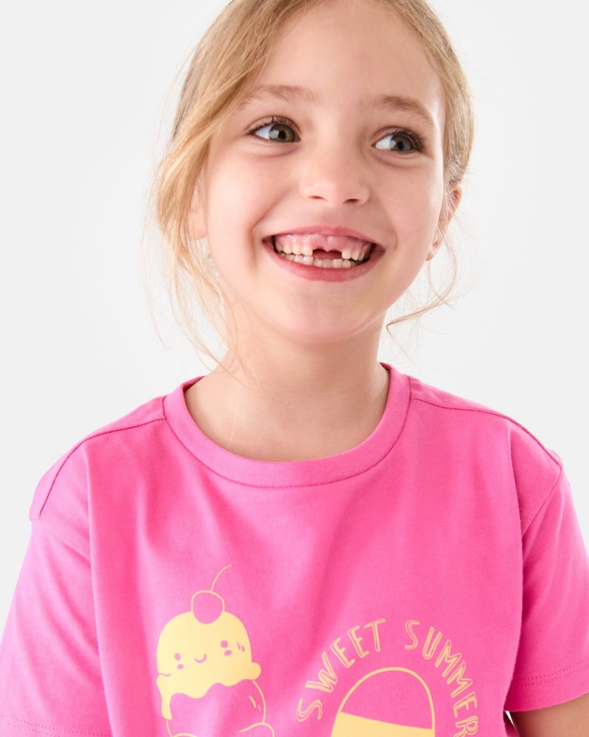 Short Sleeve Print T-shirt -(size 2-3Y)