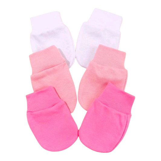 3 Pairs Newborn Anti-Scratch Mittens