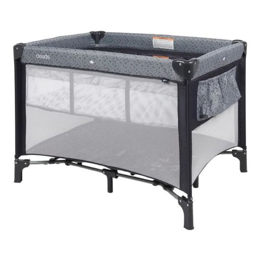 4Baby Clouds 2- In-1 V2 Portacot Grey Spot