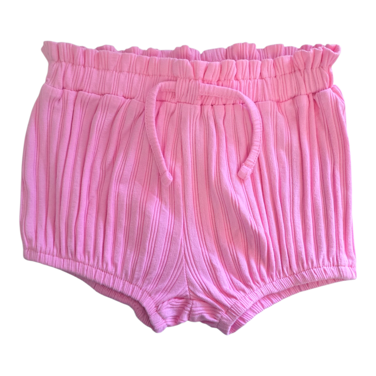 Pink shorts -(size 3-6M)