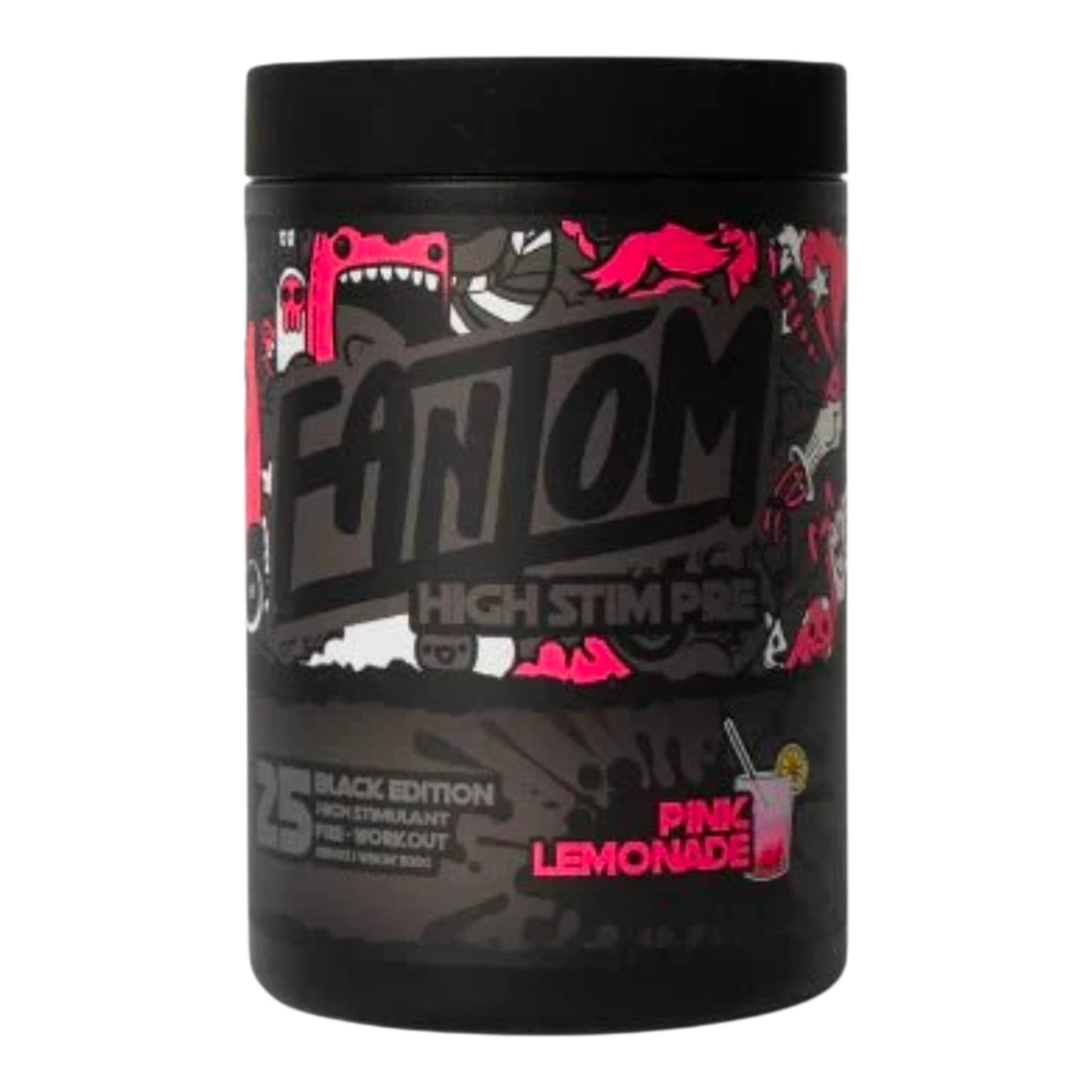 Fantom Sports High Stim Pre Black Edition pink lemonade
