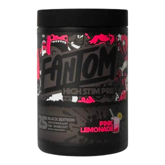 Fantom Sports High Stim Pre Black Edition pink lemonade